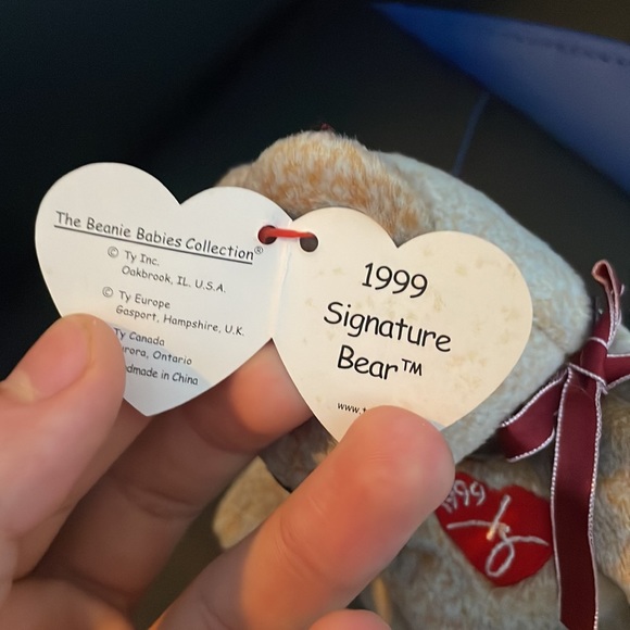 1999 Signature Bear beanie baby | MINT CONDITION - Picture 4 of 4